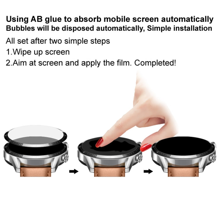 imak Plexiglass HD Watch Protective Film, For Google Pixel Watch