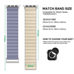 TPU Magnetic Watch Band, For Apple Watch Ultra 49mm / Series 8&7 45mm / SE 2&6&SE&5&4 44mm / 3&2&1 42mm, For Apple Watch Series 8&7 41mm / SE 2&6&SE&5&4 40mm / 3&2&1 38mm