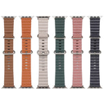 Ocean Style Leather Watch Strap, For Apple Watch Ultra 49mm / Series 8&7 45mm / SE 2&6&SE&5&4 44mm / 3&2&1 42mm, For Apple Watch Ultra 49mm / Series 8&7 45mm /, For Apple Watch Series 8&7 41mm / SE 2&6&SE&5&4 40mm / 3&2&1 38mm