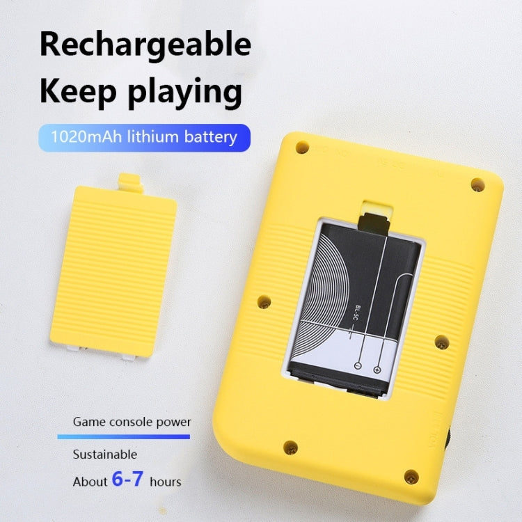 MK800 Doubles 3.0 inch Macaron Mini Handheld Game Console Built-in 800 Games, MK800-Doubles / Grey, MK800-Doubles / Blue, MK800-Doubles / Pink, MK800-Doubles / Yellow, MK800-Doubles / Green