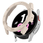 Half Coverage PC Watch Protective Case with Scale, For Samsung Galaxy Watch5 / Watch4 44 mm