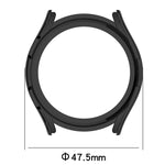 Half Coverage PC Watch Protective Case with Scale, For Samsung Galaxy Watch5 / Watch4 44 mm