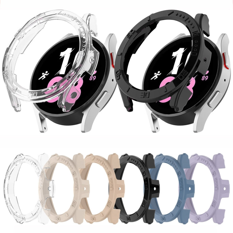 Half Coverage PC Watch Protective Case with Scale, For Samsung Galaxy Watch5 / Watch4 44 mm