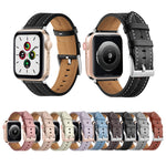 Fluted Leather Strap, For Apple Watch Ultra 49mm / Series 8&7 45mm / SE 2&6&SE&5&4 44mm / 3&2&1 42mm, For Apple Watch Ultra 49mm / Series 8&7 45mm /, For Apple Watch Series 8&7 41mm / SE 2&6&SE&5&4 40mm / 3&2&1 38mm