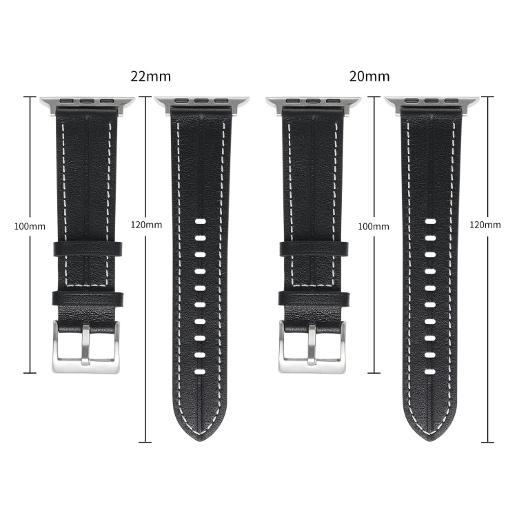 Fluted Leather Strap, For Apple Watch Ultra 49mm / Series 8&7 45mm / SE 2&6&SE&5&4 44mm / 3&2&1 42mm, For Apple Watch Ultra 49mm / Series 8&7 45mm /, For Apple Watch Series 8&7 41mm / SE 2&6&SE&5&4 40mm / 3&2&1 38mm