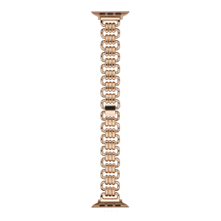 U-chain Metal Watch Band, For Apple Watch Ultra 49mm / Series 8&7 45mm / SE 2&6&SE&5&4 44mm / 3&2&1 42mm, For Apple Watch Series 8&7 41mm / SE 2&6&SE&5&4 40mm / 3&2&1 38mm