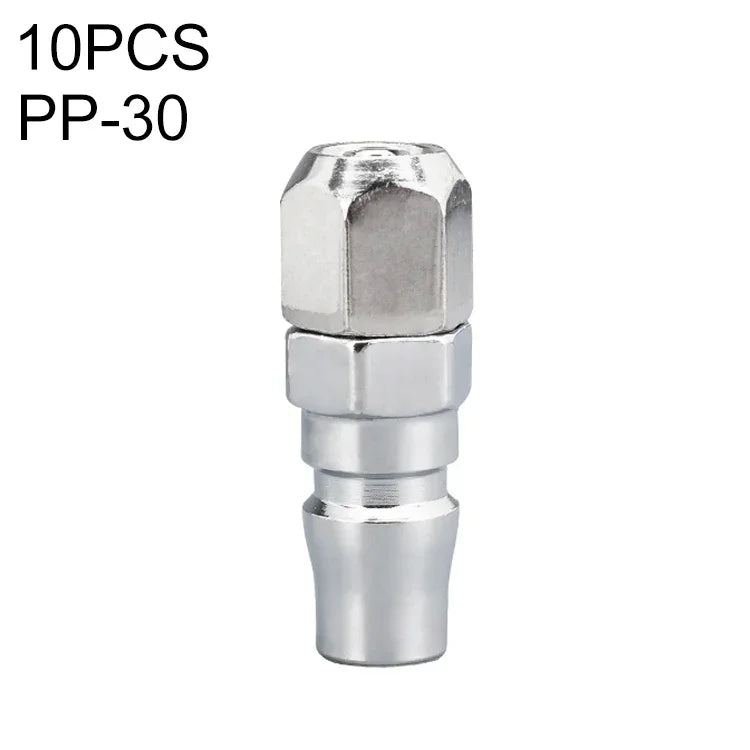 10pcs C-type Self-lock Air Tube Pneumatic Quick Fitting Connector, PF-20, PF-30, PF-40, PH-20, PH-30, PH-40, PM-20, PM-30, PM-40, PP-20, PP-30, PP-40, SF-20, SF-30, SF-40, SH-20, SH-30, SH-40, SM-20, SM-30, SM-40, SP-20, SP-30, SP-40, SF+PF-20, SF+PF-3...