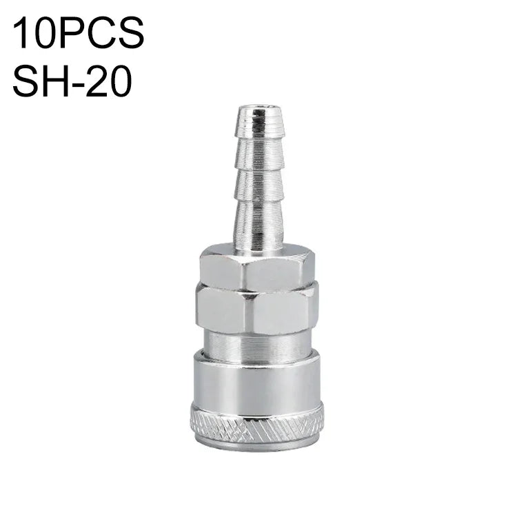 10pcs C-type Self-lock Air Tube Pneumatic Quick Fitting Connector, PF-20, PF-30, PF-40, PH-20, PH-30, PH-40, PM-20, PM-30, PM-40, PP-20, PP-30, PP-40, SF-20, SF-30, SF-40, SH-20, SH-30, SH-40, SM-20, SM-30, SM-40, SP-20, SP-30, SP-40, SF+PF-20, SF+PF-3...
