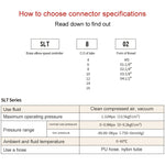 LAIZE Nickel Plated Copper Male Thread Throttle Valve Pneumatic Connector, SL4-01, SL4-02, SL4-M5, SL6-01, SL6-02, SL6-03, SL6-04, SL6-M5, SL8-01, SL8-02, SL8-03, SL8-04, SL10-01, SL10-02, SL10-03, SL10-04, SL12-02, SL12-03, SL12-04