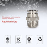 LAIZE Nickel Plated Copper Male Thread Straight Pneumatic Quick Connector, PC4-01, PC4-02, PC4-M5, PC6-01, PC6-02, PC6-03, PC6-04, PC6-M5, PC8-01, PC8-02, PC8-03, PC8-04, PC10-01, PC10-02, PC10-03, PC10-04, PC12-01, PC12-02, PC12-03, PC12-04, PC14-02  ...