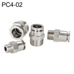 LAIZE Nickel Plated Copper Male Thread Straight Pneumatic Quick Connector, PC4-01, PC4-02, PC4-M5, PC6-01, PC6-02, PC6-03, PC6-04, PC6-M5, PC8-01, PC8-02, PC8-03, PC8-04, PC10-01, PC10-02, PC10-03, PC10-04, PC12-01, PC12-02, PC12-03, PC12-04, PC14-02  ...