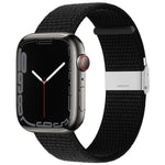 Metal Buckle Nylon Strap, For Apple Watch Series 8&7 41mm / SE 2&6&SE&5&4 40mm / 3&2&1 38mm, For Apple Watch Ultra 49mm / Series 8&7 45mm / SE 2&6&SE&5&4 44mm / 3&2&1 42mm