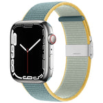 Metal Buckle Nylon Strap, For Apple Watch Series 8&7 41mm / SE 2&6&SE&5&4 40mm / 3&2&1 38mm, For Apple Watch Ultra 49mm / Series 8&7 45mm / SE 2&6&SE&5&4 44mm / 3&2&1 42mm