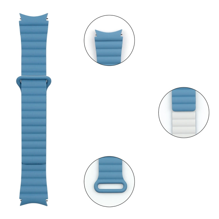 For Samsung Galaxy Watch5 Silicone Magnetic Watch Band, 20mm, 22mm