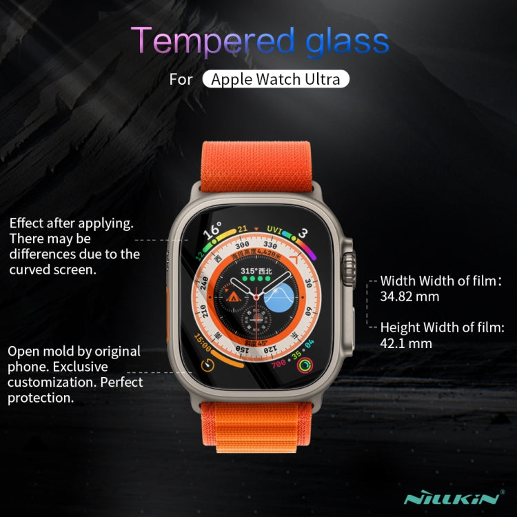 NILLKIN H+Pro 0.2mm 9H Explosion-proof Tempered Glass Film, For Apple Watch Ultra 49mm