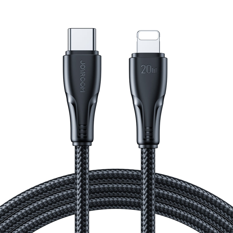 كابل بيانات شحن سريع JOYROOM 20W Type-C إلى 8 دبابيس من سلسلة Surpass، 0.25 متر، 1.2 متر
