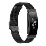 Stainless Steel Metal Mesh Wrist Strap Watch Band for Fitbit Inspire / Inspire HR / Ace 2, Size: S, Size: L