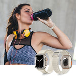 Silver Buckle Nylon Watch Band, For Apple Watch Ultra 49mm / Series 8&7 45mm / SE 2&6&SE&5&4 44mm, For Apple Watch Series 8&7 41mm / SE 2&6&SE&5&4 40mm / 3&2&1 38mm