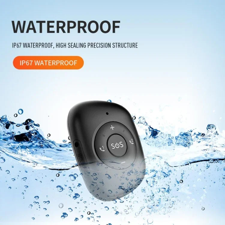 زر الطوارئ SOS لكبار السن RF-V50 مقاوم للماء IP67 4G LTE 3G 2G GSM جهاز تعقب GPS، RF-V50 (أسود)، RF-V50 (أحمر)