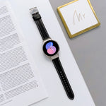 Gerilltes Uhrenarmband aus echtem Leder, für Samsung Galaxy Watch5 40 mm / 44 mm