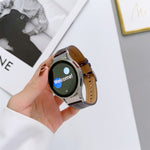 Gerilltes Uhrenarmband aus echtem Leder, für Samsung Galaxy Watch5 40 mm / 44 mm