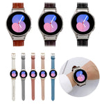 Gerilltes Uhrenarmband aus echtem Leder, für Samsung Galaxy Watch5 40 mm / 44 mm