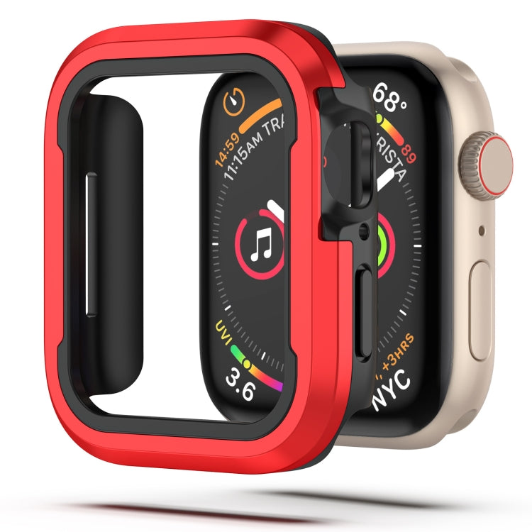 Aluminum Alloy + TPU 2 in 1 Protective Case, For Apple Watch Ultra 3 / 2 / 1 49mm, For Apple Watch  Series 9 / 8 / 7 45mm, For Apple Watch Series 6 / 5 / 4 / SE 44mm, For Apple Watch Series 9 / 8 / 7 41mm, For Apple Watch Series 6 / 5 / 4 / SE 40mm