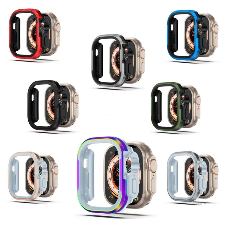 Aluminum Alloy + TPU 2 in 1 Protective Case, For Apple Watch Ultra 3 / 2 / 1 49mm, For Apple Watch  Series 9 / 8 / 7 45mm, For Apple Watch Series 6 / 5 / 4 / SE 44mm, For Apple Watch Series 9 / 8 / 7 41mm, For Apple Watch Series 6 / 5 / 4 / SE 40mm