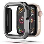 Aluminum Alloy + TPU 2 in 1 Protective Case, For Apple Watch Ultra 3 / 2 / 1 49mm, For Apple Watch  Series 9 / 8 / 7 45mm, For Apple Watch Series 6 / 5 / 4 / SE 44mm, For Apple Watch Series 9 / 8 / 7 41mm, For Apple Watch Series 6 / 5 / 4 / SE 40mm