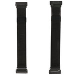 20mm Milanese Magnetic Metal Split Buckle Watch Band, For Fitbit Versa 4 / Versa 3