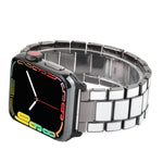 Epoxy Metal Watchband, For Apple Watc 5 & 4 44mm / 3 & 2 & 1 42mm