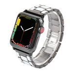 Epoxy Metal Watchband, For Apple Watc 5 & 4 44mm / 3 & 2 & 1 42mm