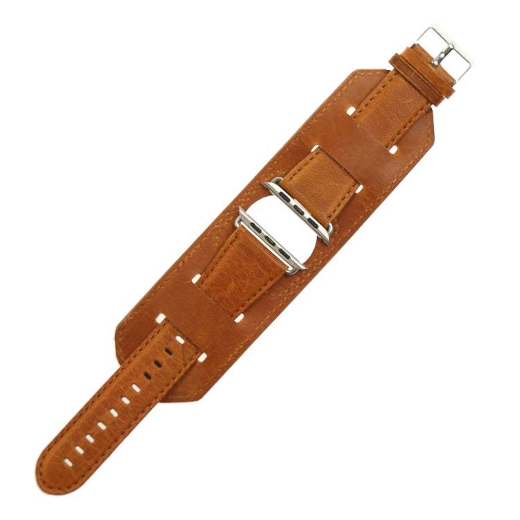 Crazy Horse Texture Bracelet Watchband, For Apple Watch 5 & 4 40mm / 3 & 2 & 1 38mm, For Apple Watch 5 & 4 44mm / 3 & 2 & 1 42mm