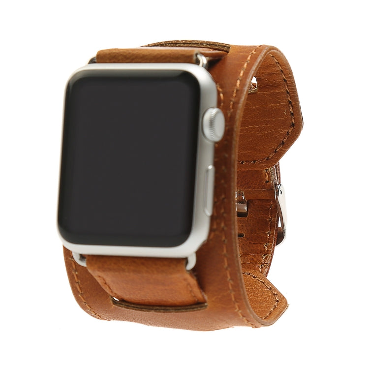 Crazy Horse Texture Bracelet Watchband, For Apple Watch 5 & 4 40mm / 3 & 2 & 1 38mm, For Apple Watch 5 & 4 44mm / 3 & 2 & 1 42mm
