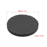 40 in 1 38mm Round Plaid EVA Table Sofa Slip-proof Noise-reducing Foot Pads, 38mm
