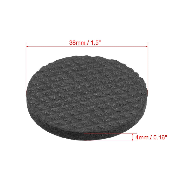 40 in 1 38mm Round Plaid EVA Table Sofa Slip-proof Noise-reducing Foot Pads, 38mm