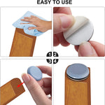 16 in 1 20mm Round Table Chairs Non-slip Foot Mat, 16 in 1 20mm