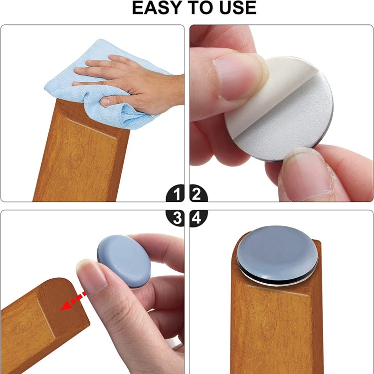 16 in 1 20mm Round Table Chairs Non-slip Foot Mat, 16 in 1 20mm