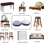 16 in 1 20mm Round Table Chairs Non-slip Foot Mat, 16 in 1 20mm