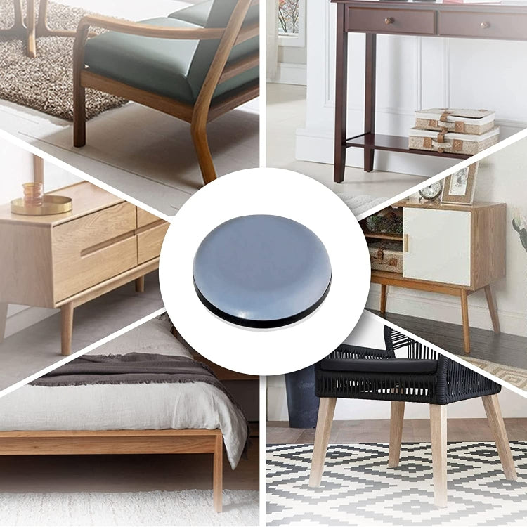 16 in 1 20mm Round Table Chairs Non-slip Foot Mat, 16 in 1 20mm