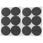 2pcs 46mm Round Plaid EVA Table Sofa Slip-proof Noise-reducing Foot Pads, 46mm