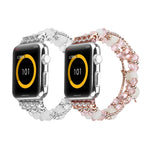 Leuchtendes Achat-Armband, für Apple Watch 5 &amp; 4 (40 mm), 3, 2 &amp; 1 (38 mm), Apple Watch Ultra (49 mm), Series 8 &amp; 7 (45 mm), SE 2 &amp; 6, SE, 5 &amp; 4 (44 mm) und 3, 2 &amp; 1 (42 mm)