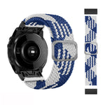 Adjustable Nylon Braided Elasticity Watch Band, For Garmin Fenix 7