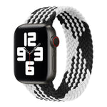 Nylon Single-turn Braided Watch Band For Apple Watch Series 8&7 41mm / SE 2&6&SE&5&4 40mm / 3&2&1 38mm, For Apple Watch Series 8&7 41mm,135mm, For Apple Watch Series 8&7 41mm, 135mm
