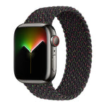 Nylon Single-turn Braided Watch Band For Apple Watch Series 8&7 41mm / SE 2&6&SE&5&4 40mm / 3&2&1 38mm, For Apple Watch Series 8&7 41mm,135mm, For Apple Watch Series 8&7 41mm, 135mm