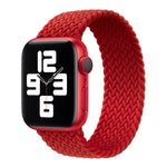 Nylon Single-turn Braided Watch Band For Apple Watch Series 8&7 41mm / SE 2&6&SE&5&4 40mm / 3&2&1 38mm, For Apple Watch Series 8&7 41mm,135mm, For Apple Watch Series 8&7 41mm, 135mm