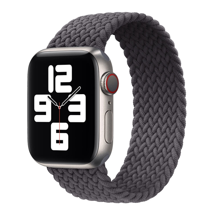 Nylon Single-turn Braided Watch Band For Apple Watch Series 8&7 41mm / SE 2&6&SE&5&4 40mm / 3&2&1 38mm, For Apple Watch Series 8&7 41mm,135mm, For Apple Watch Series 8&7 41mm, 135mm