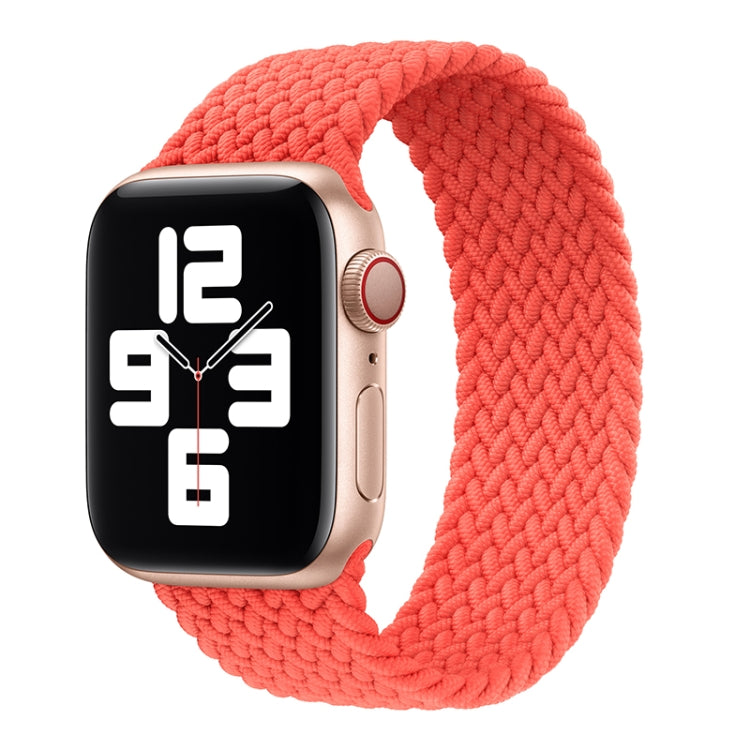 Nylon Single-turn Braided Watch Band For Apple Watch Series 8&7 41mm / SE 2&6&SE&5&4 40mm / 3&2&1 38mm, For Apple Watch Series 8&7 41mm,135mm, For Apple Watch Series 8&7 41mm, 135mm
