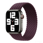 Nylon Single-turn Braided Watch Band For Apple Watch Series 8&7 41mm / SE 2&6&SE&5&4 40mm / 3&2&1 38mm, For Apple Watch Series 8&7 41mm,145mm, For Apple Watch Series 8&7 41mm, 145mm