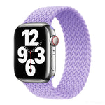 Nylon Single-turn Braided Watch Band For Apple Watch Series 8&7 41mm / SE 2&6&SE&5&4 40mm / 3&2&1 38mm, For Apple Watch Series 8&7 41mm,145mm, For Apple Watch Series 8&7 41mm, 145mm
